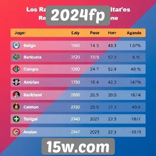 Comparativo entre jogos populares no 2024fp